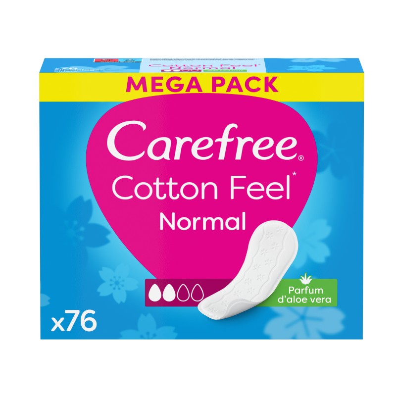 CAREFREE Cotton Feel Normal Aloe ikdienas ieliktnīši N76