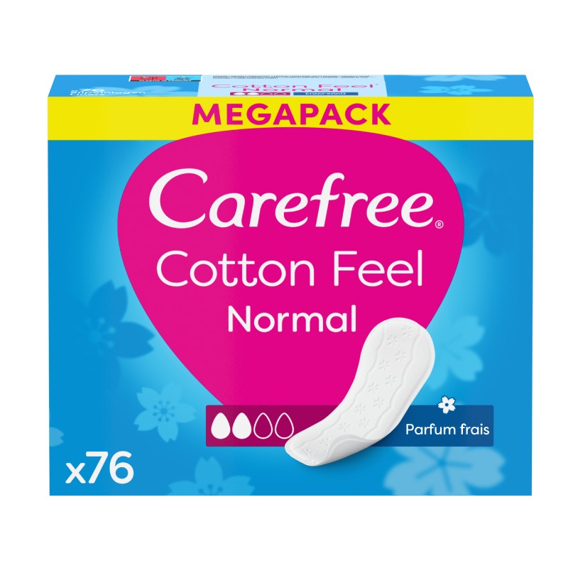 CAREFREE Cotton Feel Normal Fresh ikdienas ieliktnīši N76
