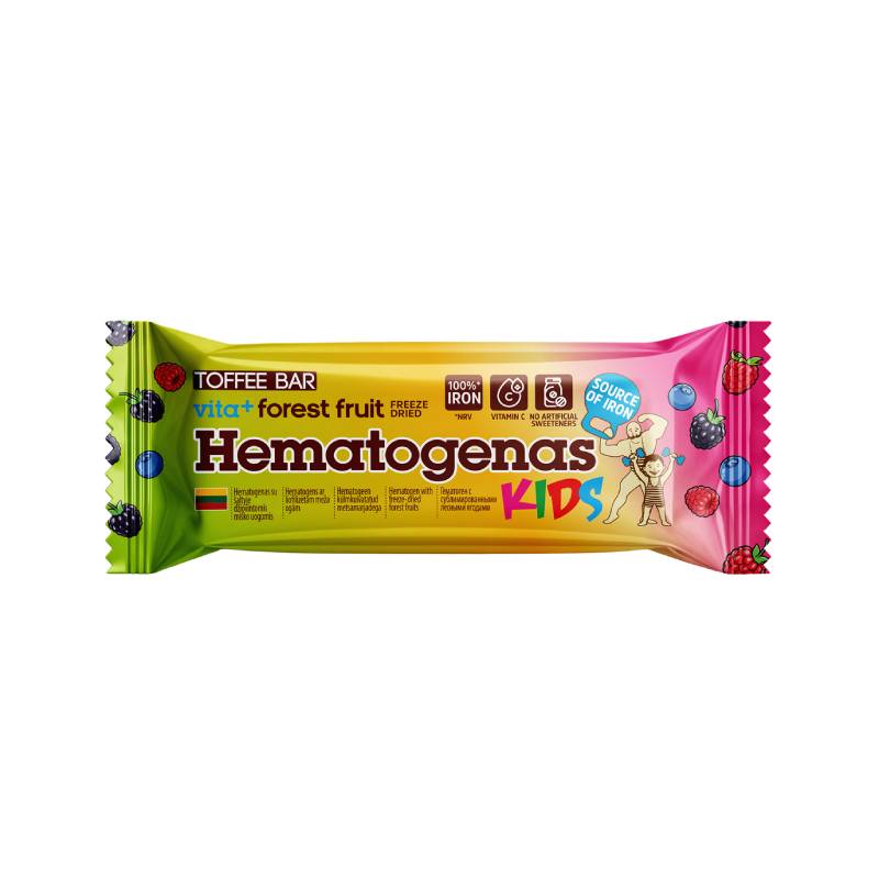 HEMATOGENAS Vita+ Kids ar meža ogu garšu 33g