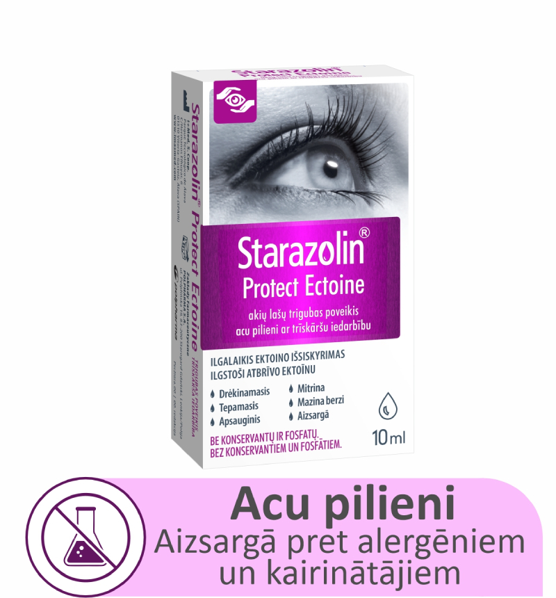 STARAZOLIN Protect Ectoine acu pilieni 10ml