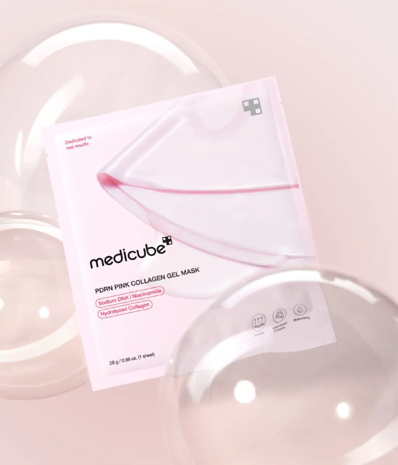 MEDICUBE PDRN Pink Collagen Gel sejas maska 28 g N1