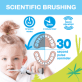 BRUSH BABY Wildones uzlādējama elektriskā zobu birste Panda 0-10 g.