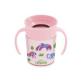 DR.BROWN'S krūzīte ar vāciņu CHEERS 360 DECO, 200 ml, rozā