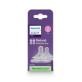 PHILIPS AVENT Natural Response pudeļu silikona knupīši 3m+ N2
