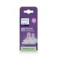 PHILIPS AVENT Natural Response pudeļu silikona knupīši 3m+ N2