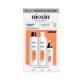 NIOXIN System 4 krāsotiem matiem ar progresējošu tendenci kļūt plānākiem, komplekts 300ml+300ml+100ml