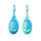 BRUSH-BABY Flossbrush zobu birste 0-3g. zila, zaļa N2