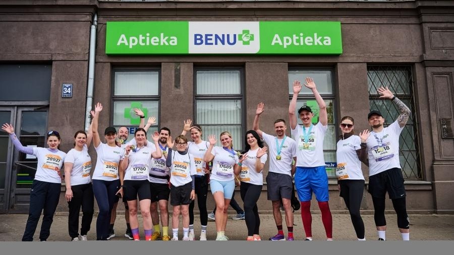 BENU Aptieka un Tamro komanda aizvada startus visās Rimi Rīgas maratona distancēs!