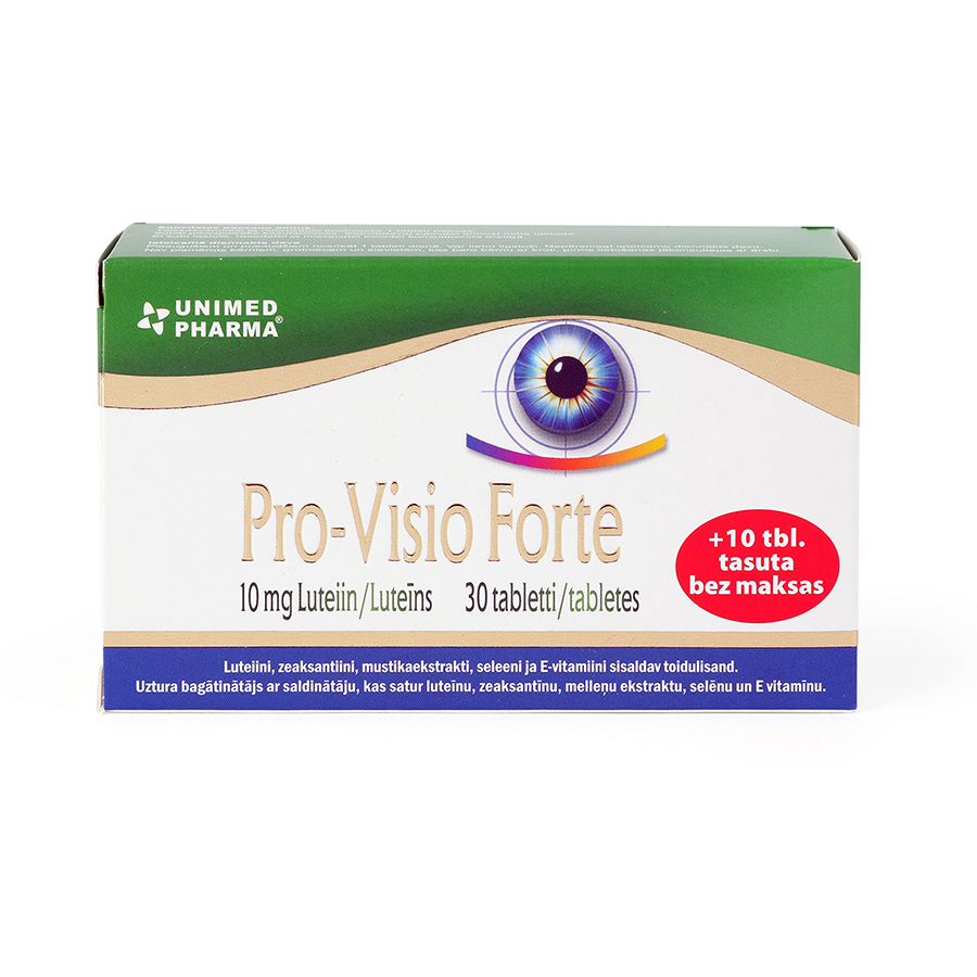 Pro-Visio Forte tabletes N30+N10