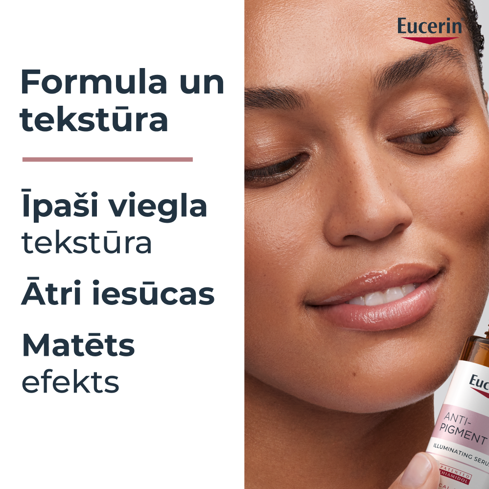 Eucerin Anti-Pigment izgaismojošs sejas serums tumšo plankumu un ādas pigmentācijas mazināšanai, 30 ml